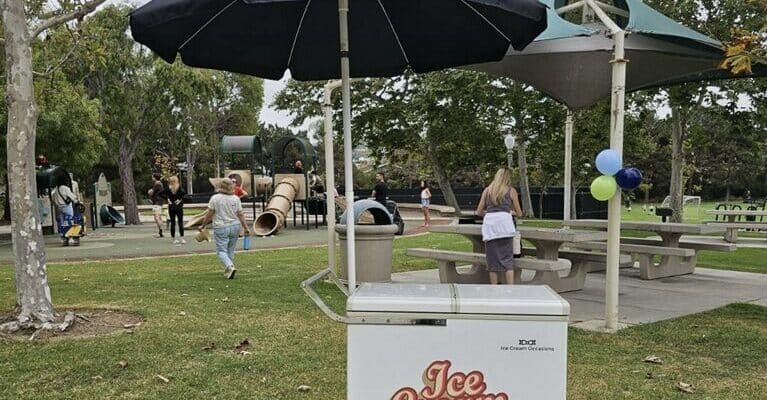 Ice Cream Cart For A Party In Los Angeles