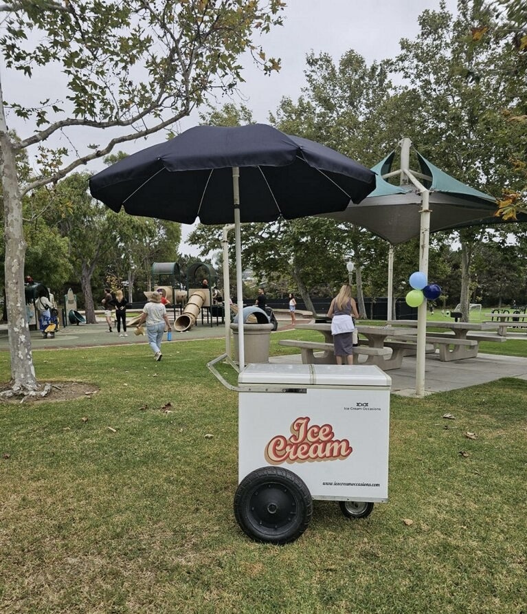 Ice Cream Cart For A Party In Los Angeles